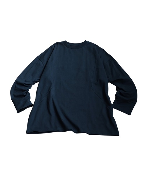antiqua(アンティカ)の「バスクデザイントップス(Tシャツ/カットソー・レディース・ブルー/ブラック/ホワイト・ONESIZE)」の13枚目の写真