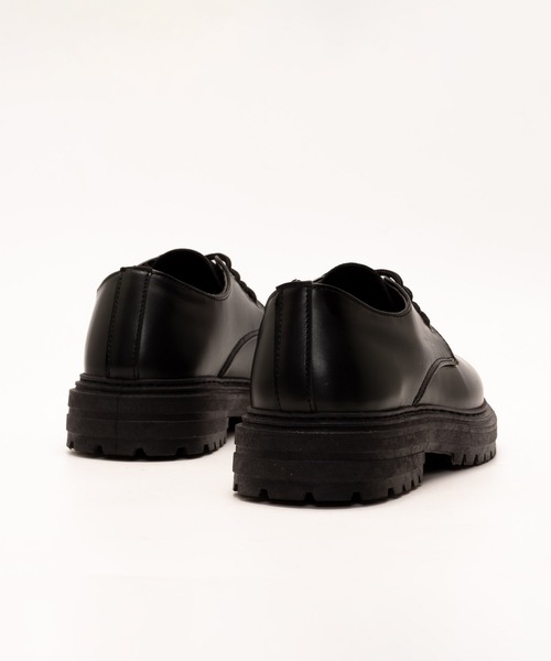 SVEC（シュベック）の「4ホール レースアップシューズ / チャンキーソール オックスフォード（ドレスシューズ・メンズ・ブラック系その他/ブラック・44/40/39/41/42/43）」の3枚目の写真