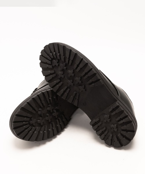 SVEC（シュベック）の「4ホール レースアップシューズ / チャンキーソール オックスフォード（ドレスシューズ・メンズ・ブラック系その他/ブラック・44/40/39/41/42/43）」の4枚目の写真