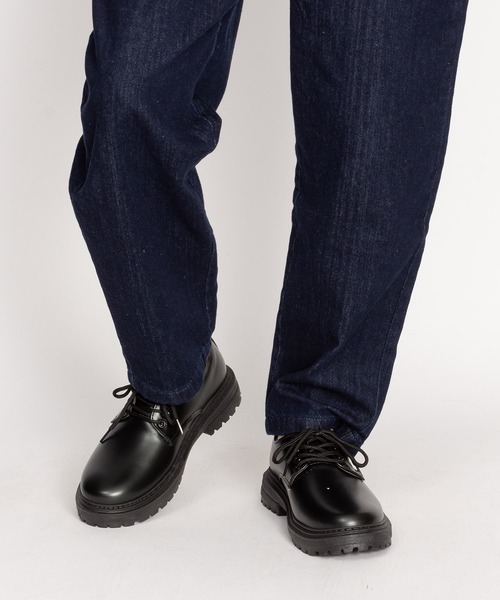 SVEC（シュベック）の「4ホール レースアップシューズ / チャンキーソール オックスフォード（ドレスシューズ・メンズ・ブラック系その他/ブラック・44/40/39/41/42/43）」の9枚目の写真