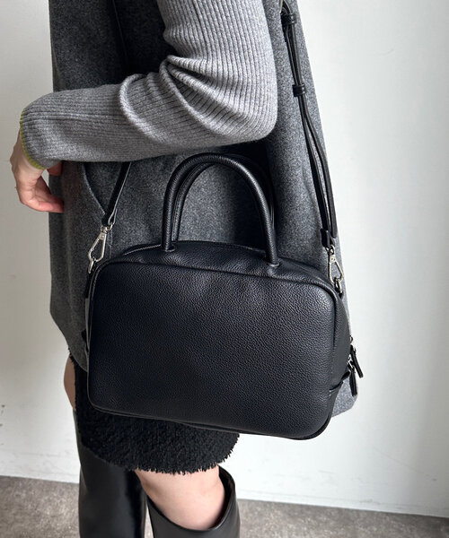 DouDou（ドゥドゥ）の「2WAYボストンBAG（ショルダーバッグ・レディース・ブラウン/ブラック・FREE）」の5枚目の写真