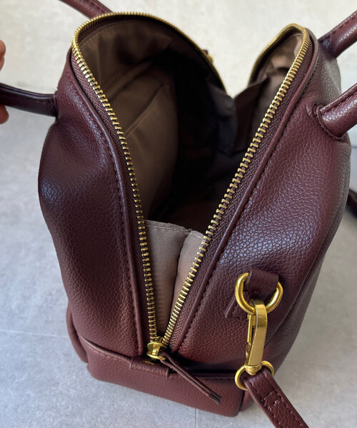 DouDou（ドゥドゥ）の「2WAYボストンBAG（ショルダーバッグ・レディース・ブラウン/ブラック・FREE）」の13枚目の写真