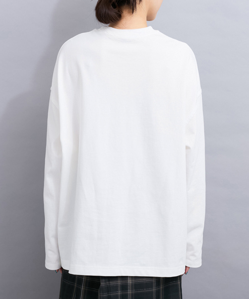 le cercle ADAM ET ROPE'(ルセルクルアダムエロペ)の「ロゴTシャツ(Tシャツ/カットソー・レディース・グリーン/ホワイト系その他/ホワイト/チャコールグレー・FREE)」の17枚目の写真