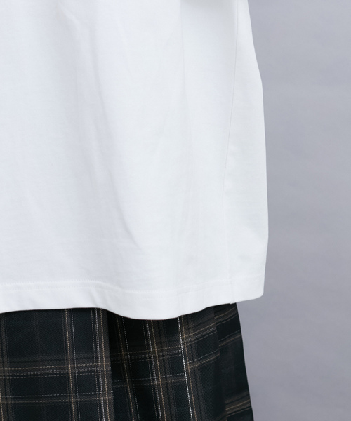 le cercle ADAM ET ROPE'(ルセルクルアダムエロペ)の「ロゴTシャツ(Tシャツ/カットソー・レディース・グリーン/ホワイト系その他/ホワイト/チャコールグレー・FREE)」の22枚目の写真
