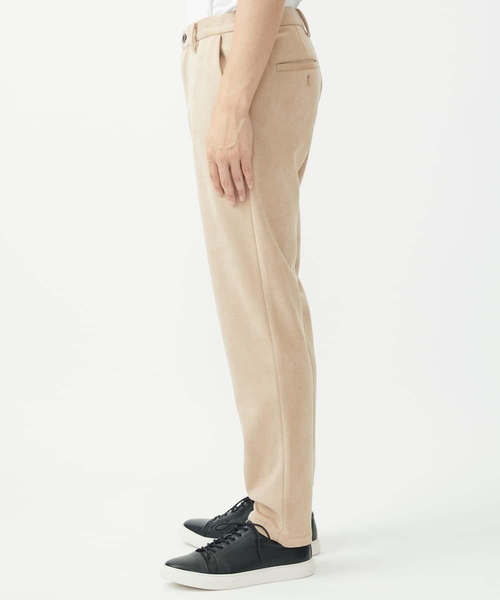 MK MICHEL KLEIN HOMME (エムケーミッシェルクランオム)の「スラックスパンツ / スエードタッチライト(スラックス・メンズ・ライトグレー/ベージュ・48/50/46)」の5枚目の写真