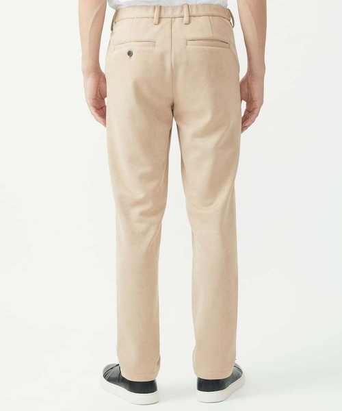MK MICHEL KLEIN HOMME (エムケーミッシェルクランオム)の「スラックスパンツ / スエードタッチライト(スラックス・メンズ・ライトグレー/ベージュ・48/50/46)」の6枚目の写真