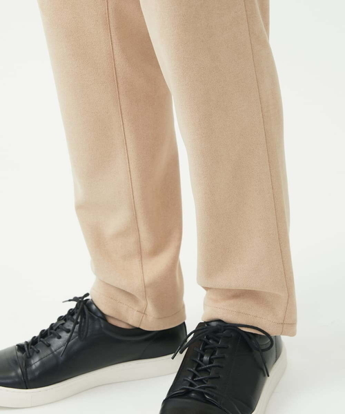 MK MICHEL KLEIN HOMME (エムケーミッシェルクランオム)の「スラックスパンツ / スエードタッチライト(スラックス・メンズ・ライトグレー/ベージュ・48/50/46)」の11枚目の写真