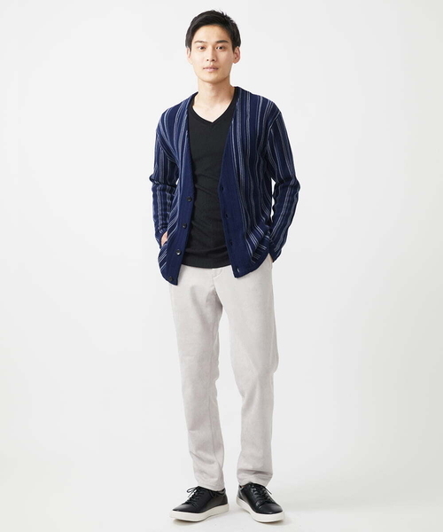 MK MICHEL KLEIN HOMME (エムケーミッシェルクランオム)の「スラックスパンツ / スエードタッチライト(スラックス・メンズ・ライトグレー/ベージュ・48/50/46)」の13枚目の写真