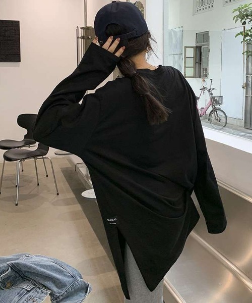 Per sist ence(パーシエンス)の「ビッグシルエットTシャツ(Tシャツ/カットソー・レディース・ブラック/ホワイト・LARGE/X-LARGE/MEDIUM/FREE)」の16枚目の写真