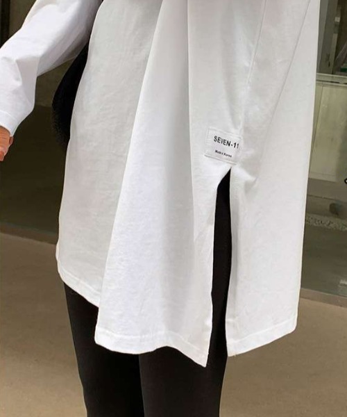 Per sist ence(パーシエンス)の「ビッグシルエットTシャツ(Tシャツ/カットソー・レディース・ブラック/ホワイト・LARGE/X-LARGE/MEDIUM/FREE)」の8枚目の写真