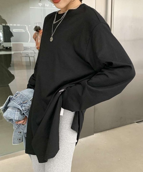 Per sist ence(パーシエンス)の「ビッグシルエットTシャツ(Tシャツ/カットソー・レディース・ブラック/ホワイト・LARGE/X-LARGE/MEDIUM/FREE)」の14枚目の写真