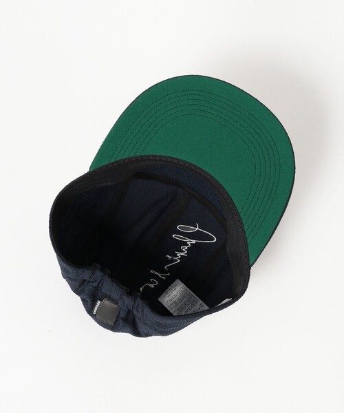 CHARI&CO（チャリアンドコー）の「CHARI&CO / SCRIPT LONG BRIM CAMP CAP（キャップ・メンズ・ネイビー・ONE SIZE）」の6枚目の写真