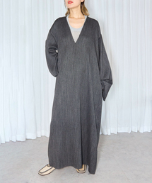 TWEED V/N DRESS:ワンピース