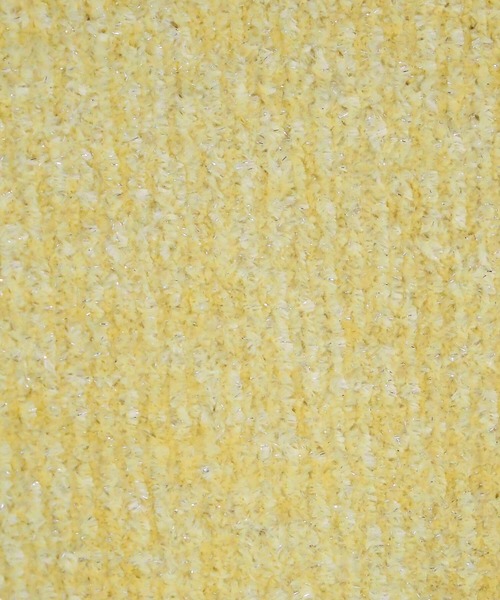 tiptop(ティップトップ)の「ラメベロアモールショート丈プルオーバー(ニット/セーター・レディース・アイボリー/ブラック/サックスブルー/ネイビー/イエロー/ピンク・FREE)」の15枚目の写真