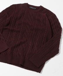 RAGEBLUE | ＜人気アイテム＞ケーブルニットクルー/568536(ニット/セーター)