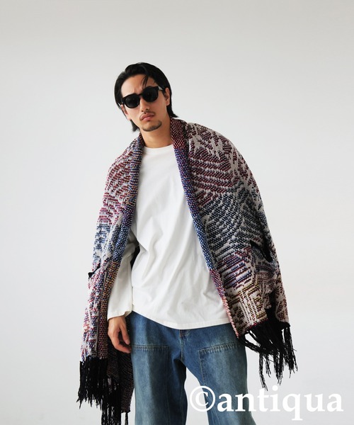 ★お値下げ【DOLCE＆GABBANA】グレー ニット ポンチョ ストール付き ☆お値下げ【DOLCE＆GABBANA】グレー ニット ポンチョ ストール付き