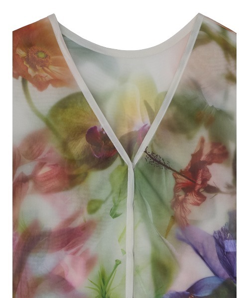 アメリ　ameri 2WAY SMOKE FLOWER SHEER TOP 2WAY SMOKE FLOWER SHEER TOP（カーディガン/ボレロ）｜Ameri