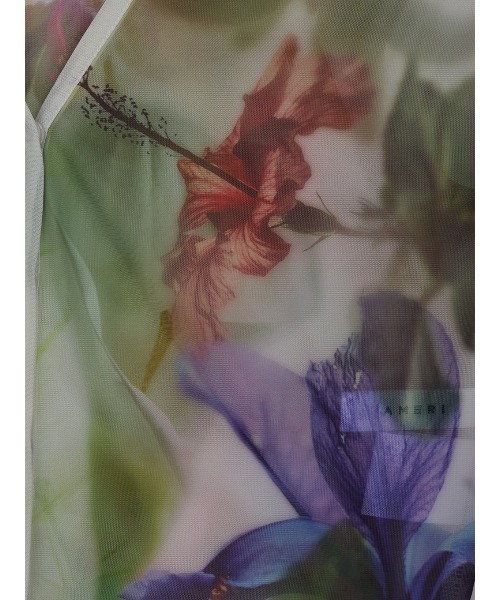 2WAY SMOKE FLOWER SHEER TOP（カーディガン/ボレロ）｜Ameri