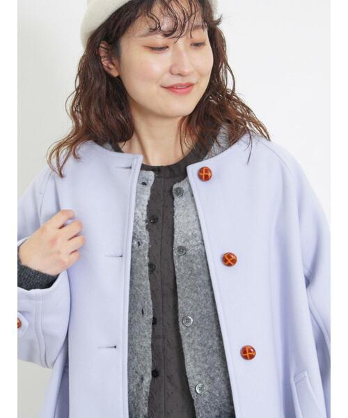 Samansa Mos2(サマンサ モスモス)の「前後着フェザーグラデーションニット(カーディガン/ボレロ・レディース・チャコールグレー/グレー/ベージュ/ラベンダー/ミント・F)」の11枚目の写真