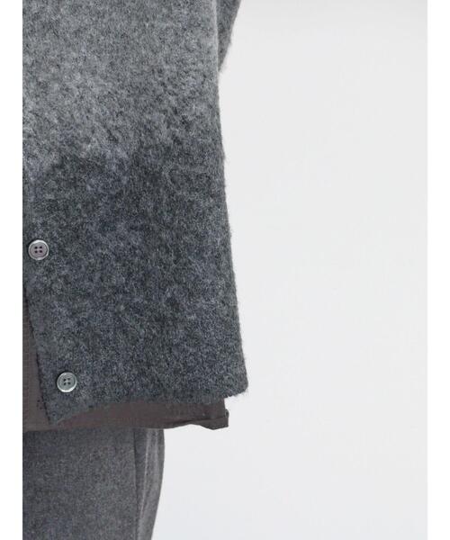 Samansa Mos2(サマンサ モスモス)の「前後着フェザーグラデーションニット(カーディガン/ボレロ・レディース・チャコールグレー/グレー/ベージュ/ラベンダー/ミント・F)」の18枚目の写真