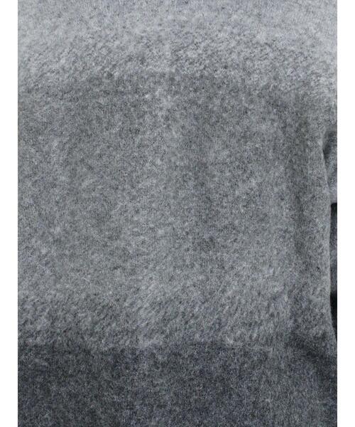 Samansa Mos2(サマンサ モスモス)の「前後着フェザーグラデーションニット(カーディガン/ボレロ・レディース・チャコールグレー/グレー/ベージュ/ラベンダー/ミント・F)」の19枚目の写真