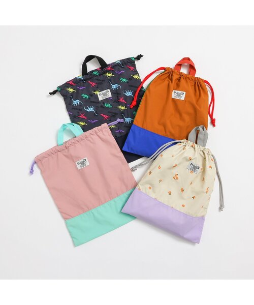 BREEZE（ブリーズ）の「DAISUKI 巾着(L)（ポーチ・キッズ・チャコール/ラベンダー/その他11/その他12・LARGE）」の9枚目の写真