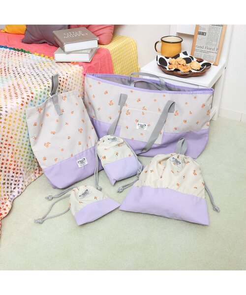 BREEZE（ブリーズ）の「DAISUKI 巾着(L)（ポーチ・キッズ・チャコール/ラベンダー/その他11/その他12・LARGE）」の12枚目の写真