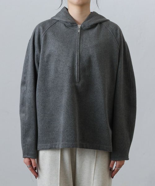 COLONY 2139（コロニートゥーワンスリーナイン）の「ハーフジッププルオーバー（Tシャツ/カットソー・レディース・ブラック/グレー・FREE）」の3枚目の写真