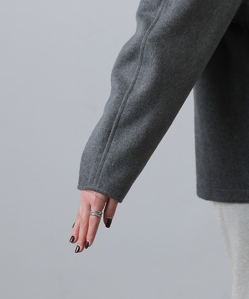 COLONY 2139（コロニートゥーワンスリーナイン）の「ハーフジッププルオーバー（Tシャツ/カットソー・レディース・ブラック/グレー・FREE）」の8枚目の写真