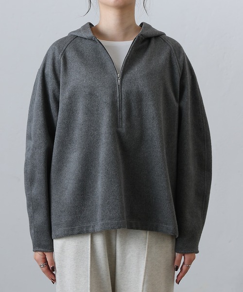 COLONY 2139（コロニートゥーワンスリーナイン）の「ハーフジッププルオーバー（Tシャツ/カットソー・レディース・ブラック/グレー・FREE）」の10枚目の写真