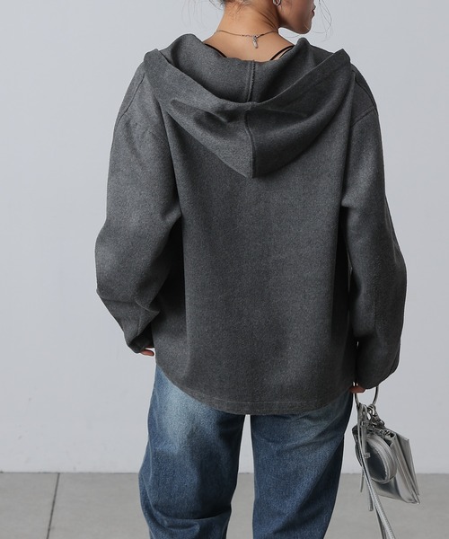 COLONY 2139（コロニートゥーワンスリーナイン）の「ハーフジッププルオーバー（Tシャツ/カットソー・レディース・ブラック/グレー・FREE）」の17枚目の写真