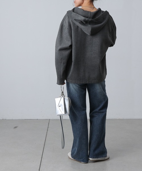 COLONY 2139（コロニートゥーワンスリーナイン）の「ハーフジッププルオーバー（Tシャツ/カットソー・レディース・ブラック/グレー・FREE）」の21枚目の写真