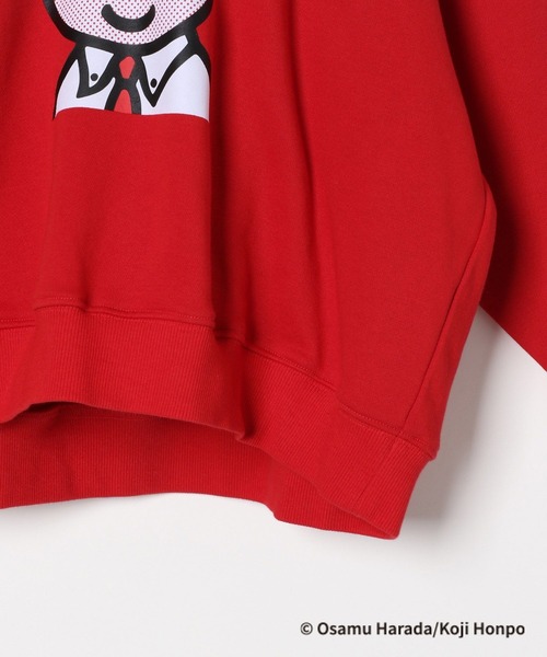 LEPSIM（レプシィム）の「【OSAMU GOODS×LEPSIM】【KIDS】裏毛パーカー　251571（パーカー・キッズ・アイボリー/レッド・130）」の6枚目の写真
