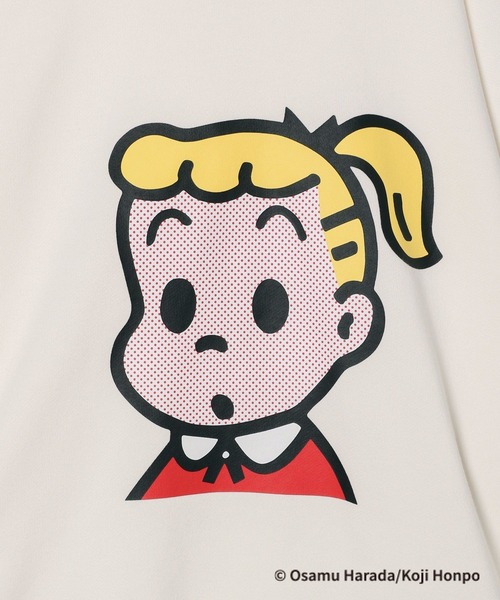 LEPSIM（レプシィム）の「【OSAMU GOODS×LEPSIM】【KIDS】裏毛パーカー　251571（パーカー・キッズ・アイボリー/レッド・130）」の8枚目の写真