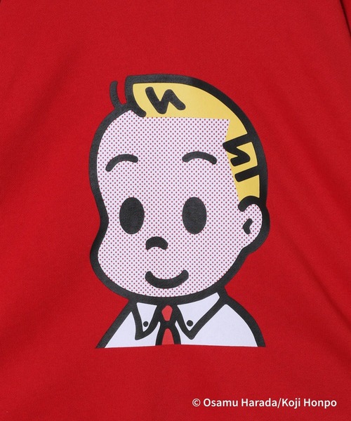 LEPSIM（レプシィム）の「【OSAMU GOODS×LEPSIM】【KIDS】裏毛パーカー　251571（パーカー・キッズ・アイボリー/レッド・130）」の9枚目の写真