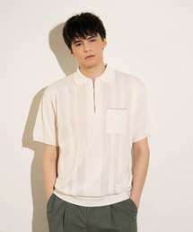 CRAFSTO（クラフスト）の「CRAFSTO ハーフジップ襟付き半袖P/O（ポロシャツ）」