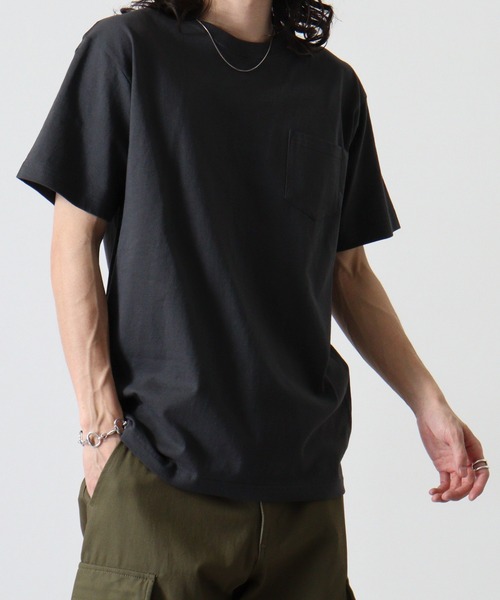 セール】CROSS & STITCH ｵｰﾌﾟﾝｴﾝﾄﾞﾏｯｸｽｳｴｲﾄﾎﾟｹｯﾄTｼｬﾂ（Tシャツ