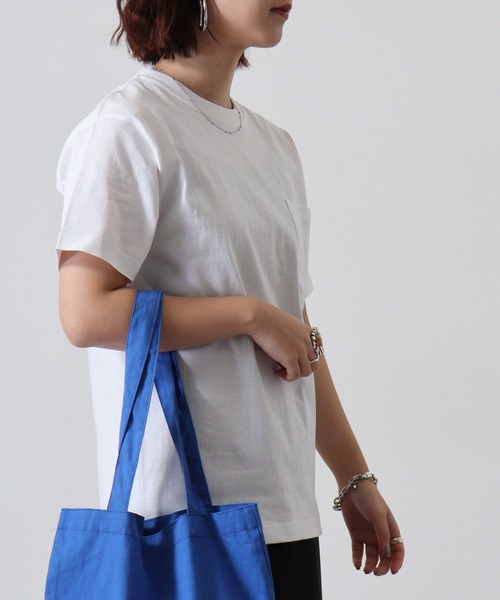 CROSS & STITCH(クロスステッチ)の「CROSS & STITCH オープンエンドマックスウエイトポケットTシャツ(Tシャツ/カットソー・メンズ・ホワイト/ヘザーグレー/ナチュラル/アーミー/ブラック/スミクロ/ネイビー/ブルー・L/S/XL/M/XXL)」の11枚目の写真