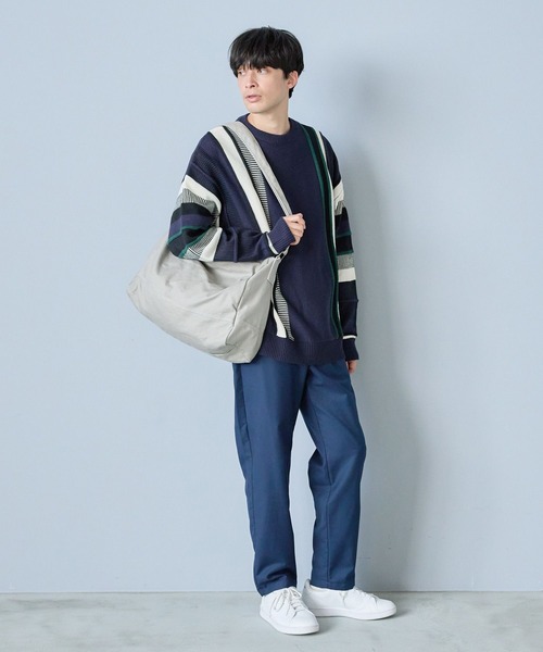 LAKOLE（ラコレ）の「キャンバスバレルショルダーバッグ / 253221（ショルダーバッグ・メンズ・ライトグレー/ブラック/ナチュラル・FREE）」の14枚目の写真