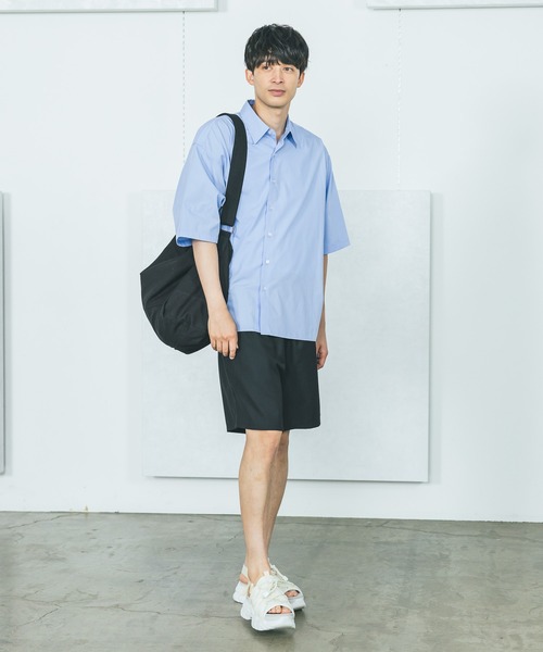 LAKOLE（ラコレ）の「キャンバスバレルショルダーバッグ / 253221（ショルダーバッグ・メンズ・ライトグレー/ブラック/ナチュラル・FREE）」の21枚目の写真