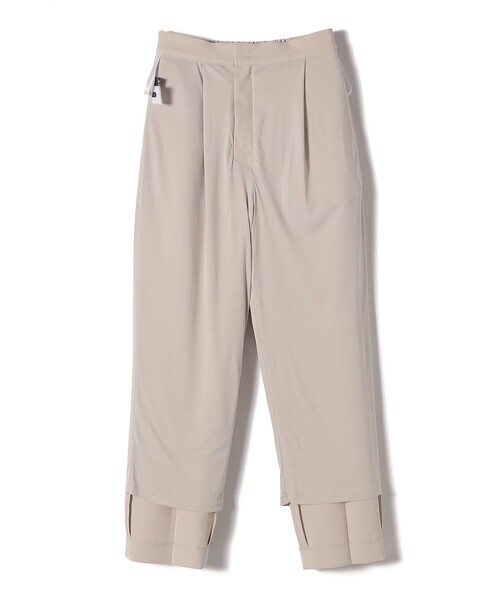 SHIPS Colors（シップス カラーズ）の「SHIPS Colors:〈手洗い可能〉ツインクロス タック パンツ◇（その他パンツ・レディース・ナチュラル/ネイビー・SMALL/MEDIUM）」の9枚目の写真