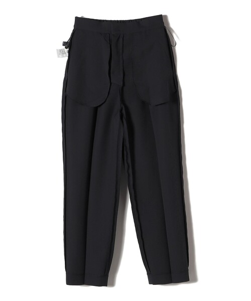 SHIPS Colors（シップス カラーズ）の「SHIPS Colors:〈手洗い可能〉ツインクロス タック パンツ◇（その他パンツ・レディース・ナチュラル/ネイビー・SMALL/MEDIUM）」の13枚目の写真