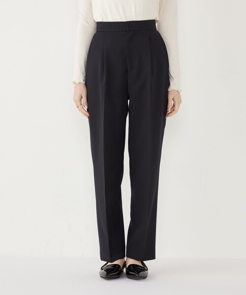 SHIPS Colors（シップス カラーズ）の「SHIPS Colors:〈手洗い可能〉ツインクロス タック パンツ◇（その他パンツ・レディース・ナチュラル/ネイビー・SMALL/MEDIUM）」の16枚目の写真