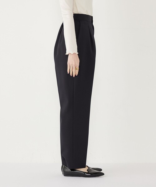 SHIPS Colors（シップス カラーズ）の「SHIPS Colors:〈手洗い可能〉ツインクロス タック パンツ◇（その他パンツ・レディース・ナチュラル/ネイビー・SMALL/MEDIUM）」の19枚目の写真