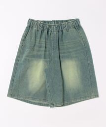 SPINNS（スピンズ）の「ヴィンテージライクグランジデニムハーフパンツ（デニムパンツ）」