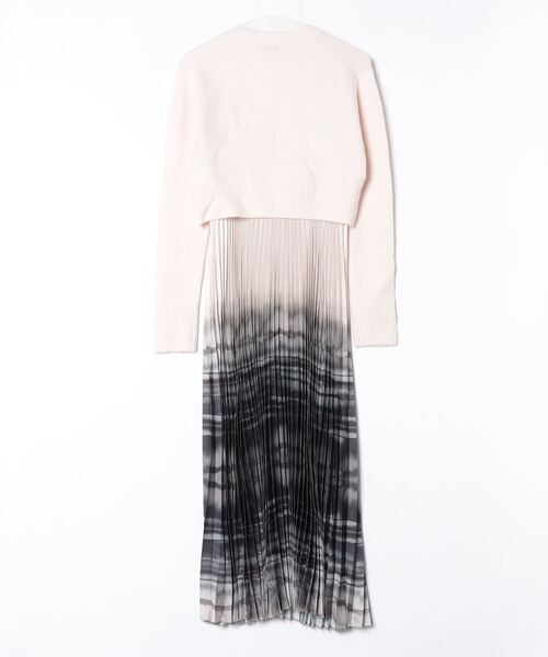 ALLSAINTS(オールセインツ)の「CELILIA 2-IN-1 PLEATED TIE DYE MIDI DRESS | CELILIA 2-IN-1 プリーツ タイ ダイ ミディ ドレス・ワンピース(ワンピース・レディース・ホワイト系その他・S/XS/M/L)」の9枚目の写真