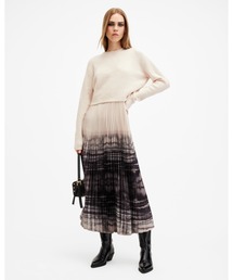 CELILIA 2-IN-1 PLEATED TIE DYE MIDI DRESS | CELILIA 2-IN-1 プリーツ タイ ダイ ミディ ドレス・ワンピース