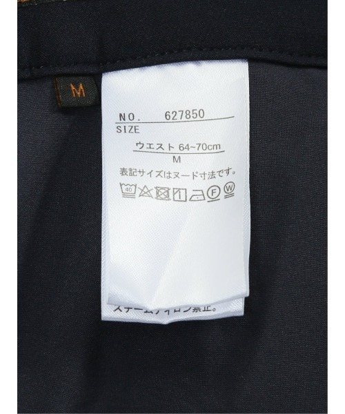 m.f.editorial（エムエフエディトリアル）の「【ストレッチ ウォッシャブル】m.f.エディトリアルレディース ワイドパンツ 紺(セットアップ可能)（スーツパンツ・レディース・ネイビー・S/MEDIUM/LARGE/X-LARGE）」の3枚目の写真