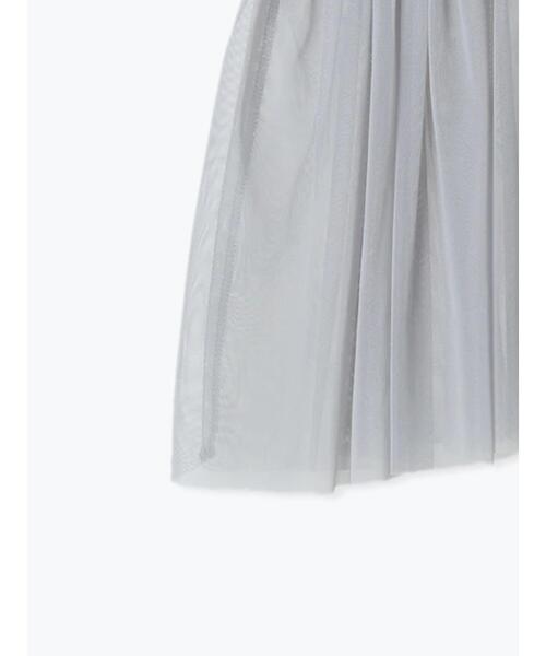 Te chichi（テチチ）の「前後2WAYチュールレイヤードベスト（シャツ/ブラウス・レディース・オフホワイト/グレー/チャコールグレー・F）」の4枚目の写真