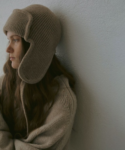 ヘザートーンフライトニットキャップ ETRE TOKYO（エトレトウキョウ